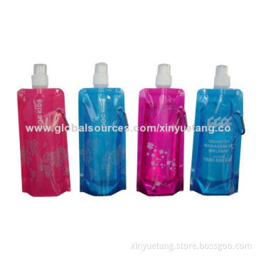 Advertising Top Quality Logo Printed Plastic Foldable Bottles, Sized 22*12*3.5cmNew